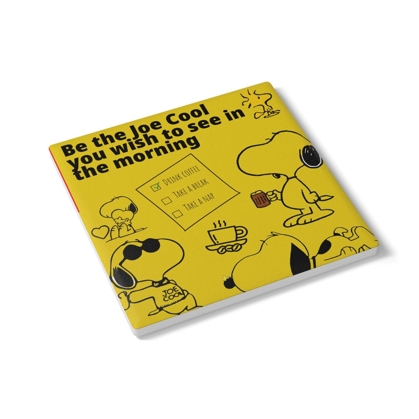 Be the Joe Cool Ceramic Coaster  🕶️ - Coffee Lover Gift